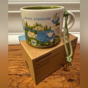 Starbucks You Are Here series 3
Disney World Magic Kingdom mini mug ornament